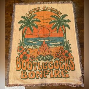 Luke Combs Bootleggers Bonfire knit Blanket